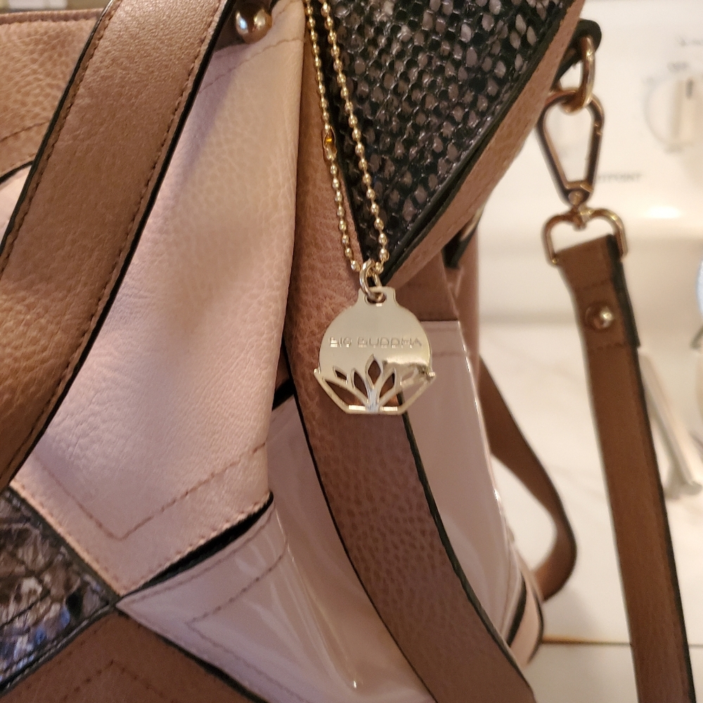Big Budda CREAM AND PEACH tote. - Picture 15 of 16